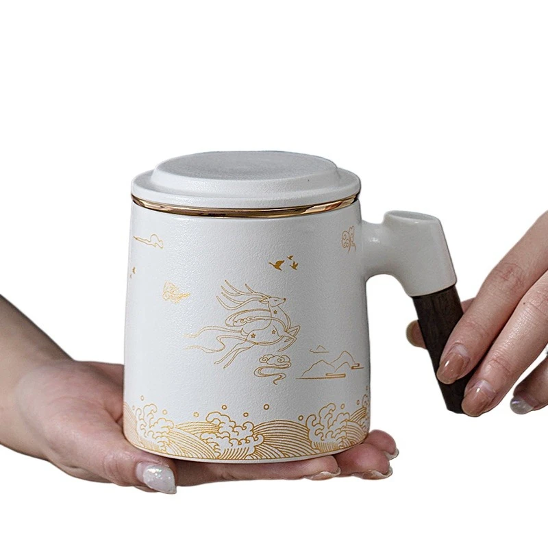Ceramic mug household tea separation filter cup drinking office tea cup coffee
Ceramic mug household tea separation filter cup drinking office tea cup coffee