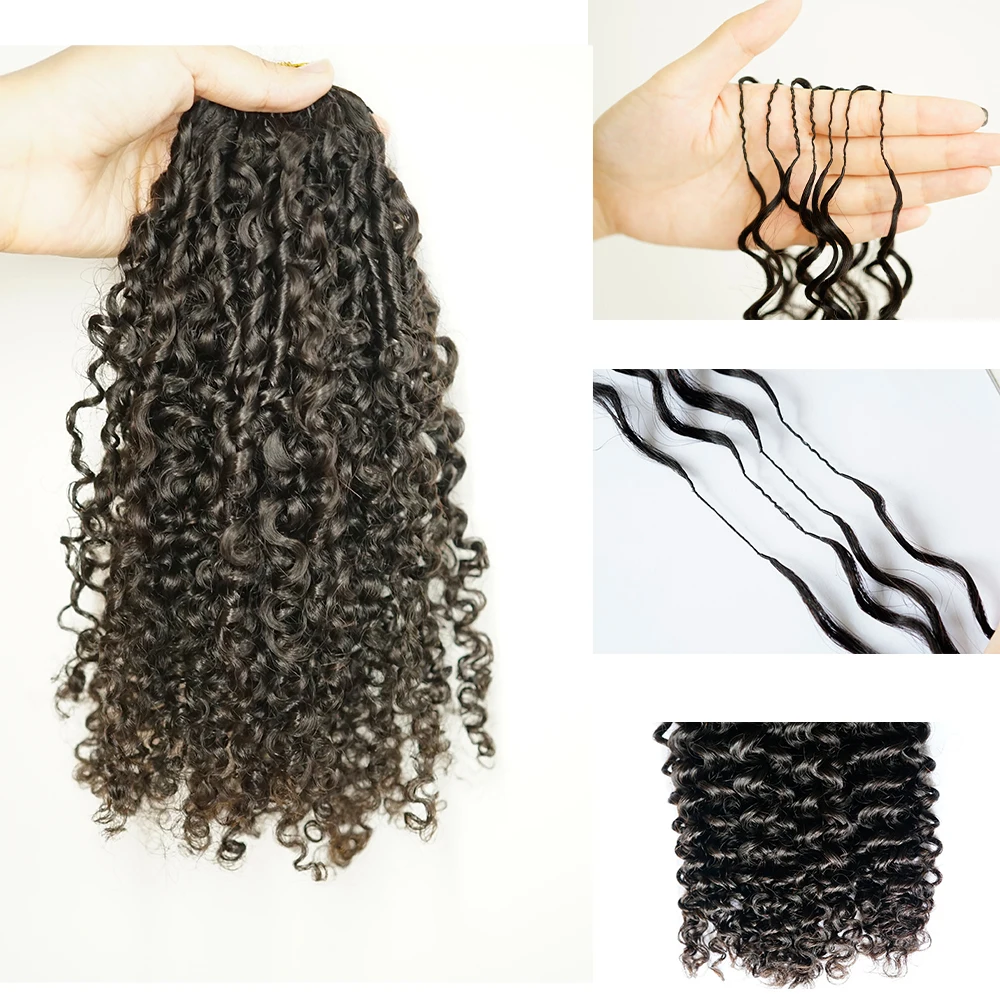 Burmese Curly Feather Hair Extensions Knotless Pre-Separated Crochet Hair 100% Human Hair 24inch natural black
Burmese Curly Feather Hair Extensions Knotless Pre-Separated Crochet Hair 100% Human Hair 24inch natural black