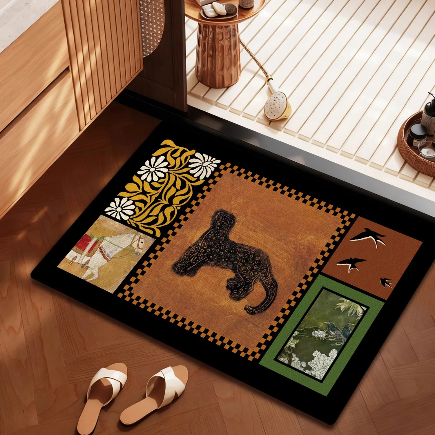 Влагопоглощающий противоскользящий коврик для прихожей Batoom, простой квадратный напольный коврик из полиэфирного волокна для ванной комнаты, спальни, прихожей
Влагопоглощающий противоскользящий коврик для прихожей Batoom, простой квадратный напольный коврик из полиэфирного волокна для ванной комнаты, спальни, прихожей