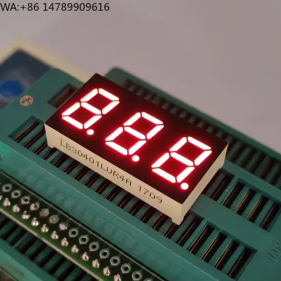 Custom Weatherproof Outdoor LED Display0.4in Ca 3-Digit 7-Seg , Ultra Bright Red Display For Temp Indicator
Custom Weatherproof Outdoor LED Display0.4in Ca 3-Digit 7-Seg , Ultra Bright Red Display For Temp Indicator