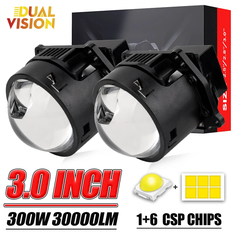 300W 3 inch Bi-led Lens 30000LM LED Projector Lenses For Hella Headlight H4 H7 9005 9006 High Low Lights Car Motorcycle Retrofit
300W 3 inch Bi-led Lens 30000LM LED Projector Lenses For Hella Headlight H4 H7 9005 9006 High Low Lights Car Motorcycle Retrofit