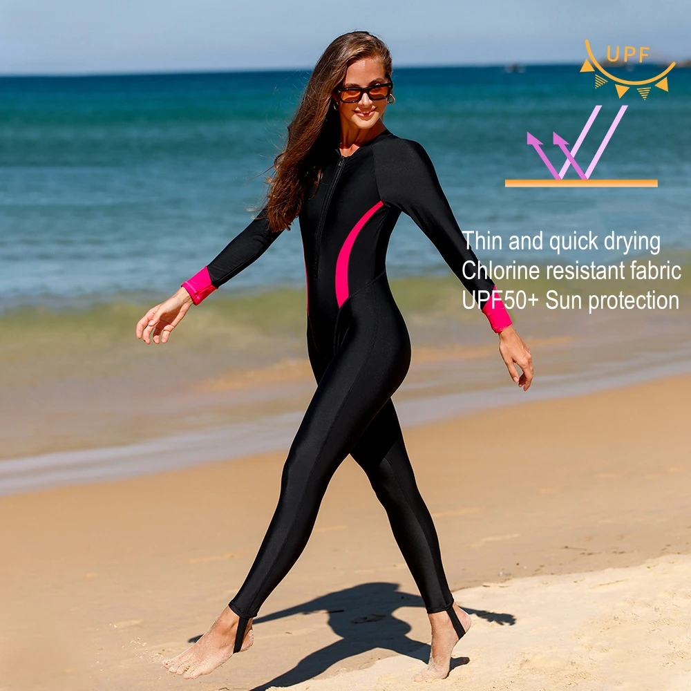 Women One Piece WaterProof Outdoor Sports Surfing Beach SwimWear Full Body Long Sleeve Quick-Dry Bathing Diving Suit WetSuit
Women One Piece WaterProof Outdoor Sports Surfing Beach SwimWear Full Body Long Sleeve Quick-Dry Bathing Diving Suit WetSuit
