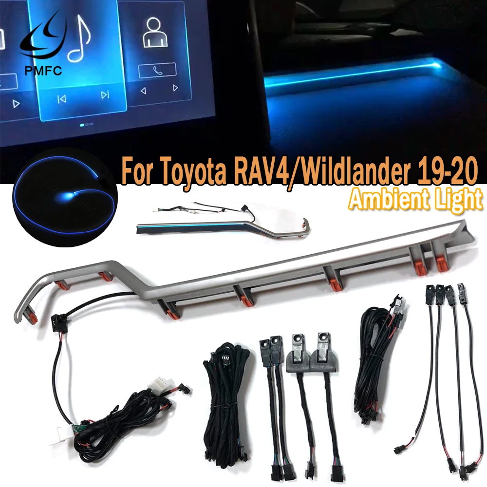 PMFC LED Car Interior Atmosphere Lamp Center Console 4Door Foot Light Ice Blue 4Door Storage For Toyota RAV4/Wildlander 19-20
PMFC LED Car Interior Atmosphere Lamp Center Console 4Door Foot Light Ice Blue 4Door Storage For Toyota RAV4/Wildlander 19-20