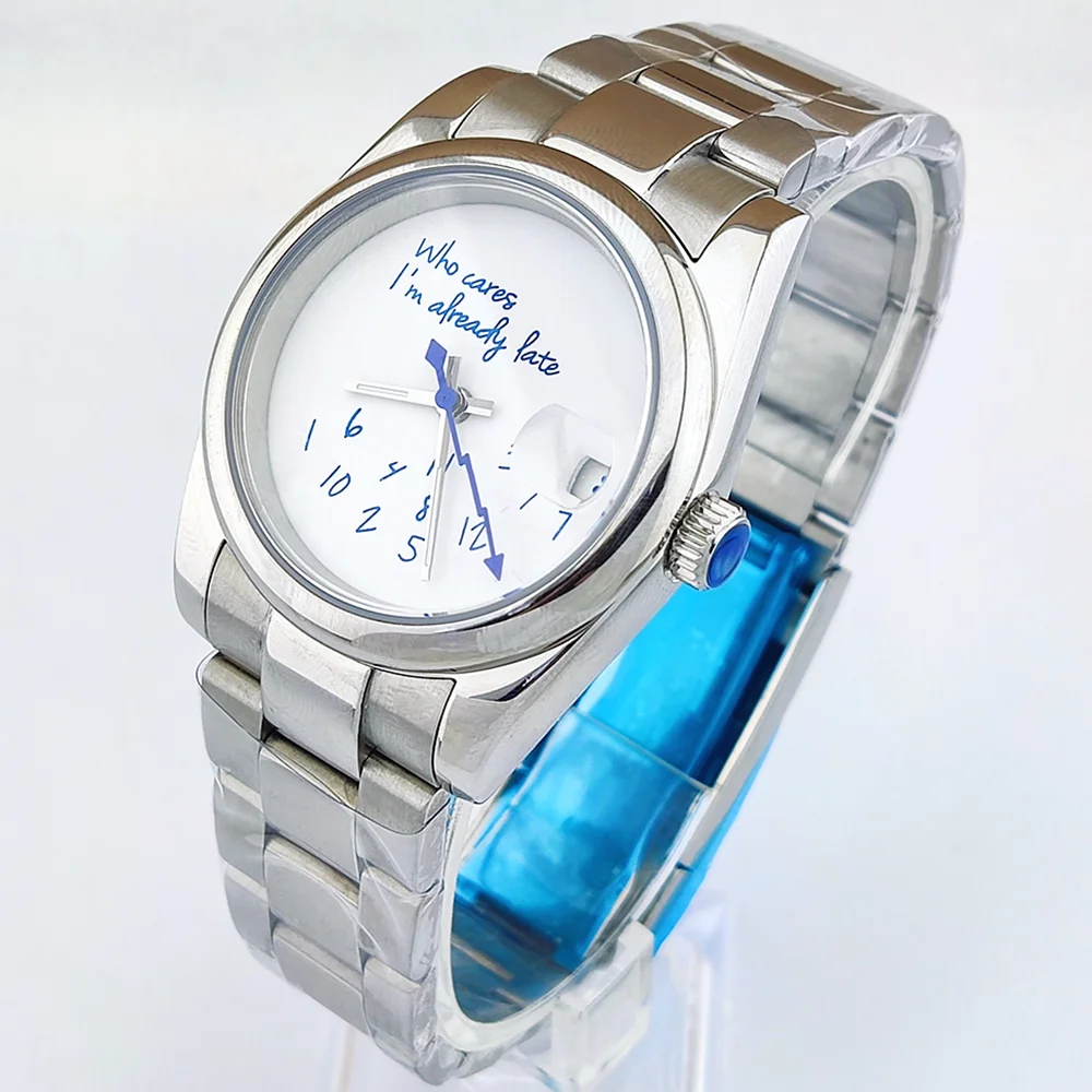 NH35 watch 36mm/39mm automatic movement mechanical watch 904L stainless steel sapphire glass waterproof watch high-quality watch
NH35 watch 36mm/39mm automatic movement mechanical watch 904L stainless steel sapphire glass waterproof watch high-quality watch