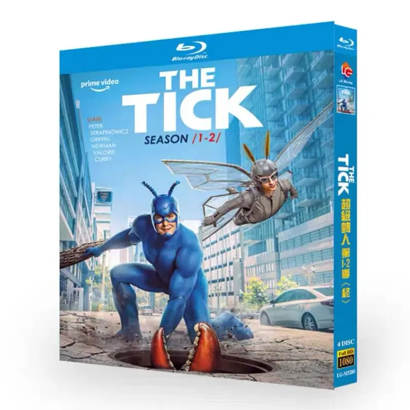 Super Tick Man Seasons 1–2 Blu-ray High Definition US TV Series BD Discs Box Set with English Chinese Traditional Japanese
Super Tick Man Seasons 1–2 Blu-ray High Definition US TV Series BD Discs Box Set with English Chinese Traditional Japanese