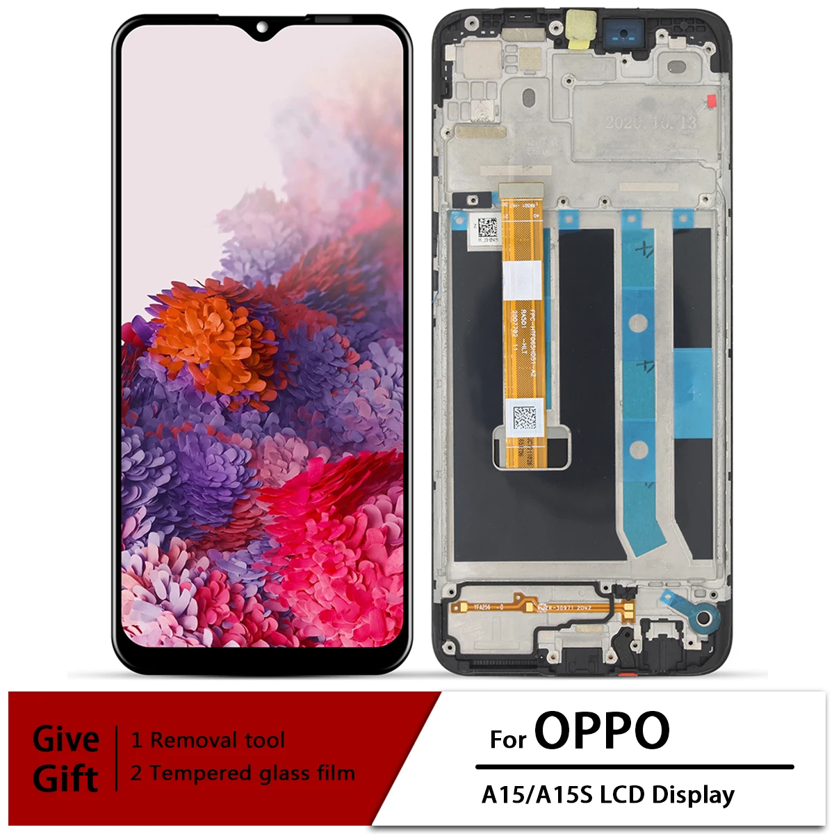 For OPPO A15S CPH2179 LCD Display Screen Touch Digitizer Assembly For 6.52 inch OPPO A15 CPH2185 With Frame Replace
For OPPO A15S CPH2179 LCD Display Screen Touch Digitizer Assembly For 6.52 inch OPPO A15 CPH2185 With Frame Replace