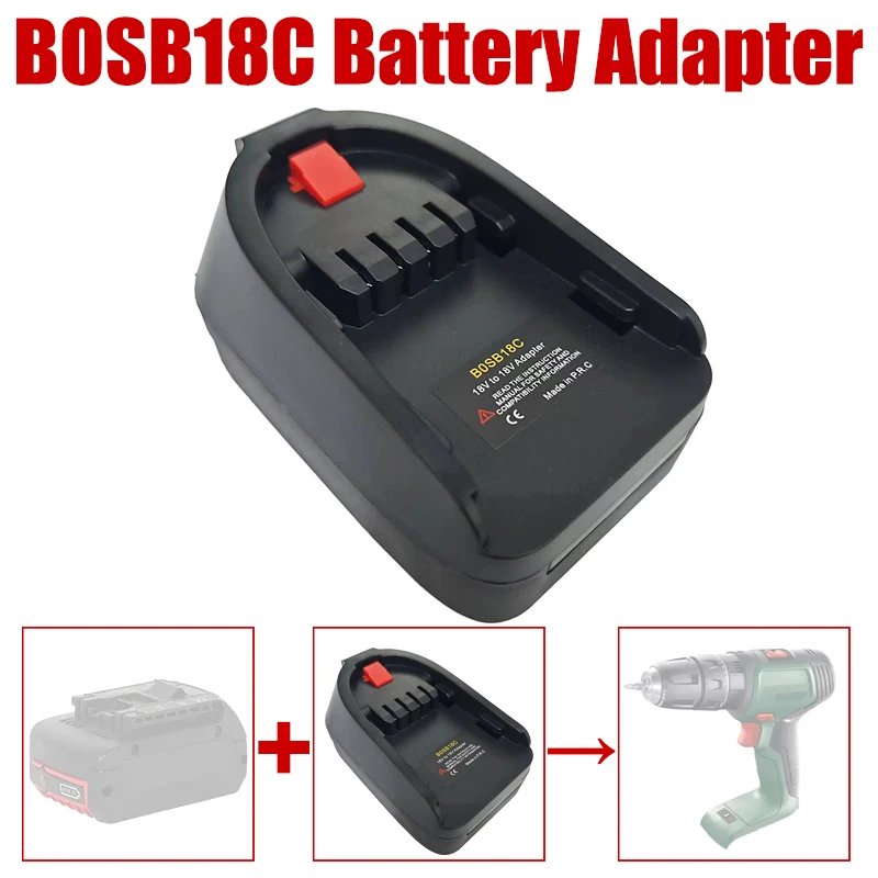 Адаптер-переходник BOSB18C для аккумуляторов серии Bosch 18 В GBA, преобразователь в литиевые электроинструменты серии Bosch PBA
Адаптер-переходник BOSB18C для аккумуляторов серии Bosch 18 В GBA, преобразователь в литиевые электроинструменты серии Bosch PBA