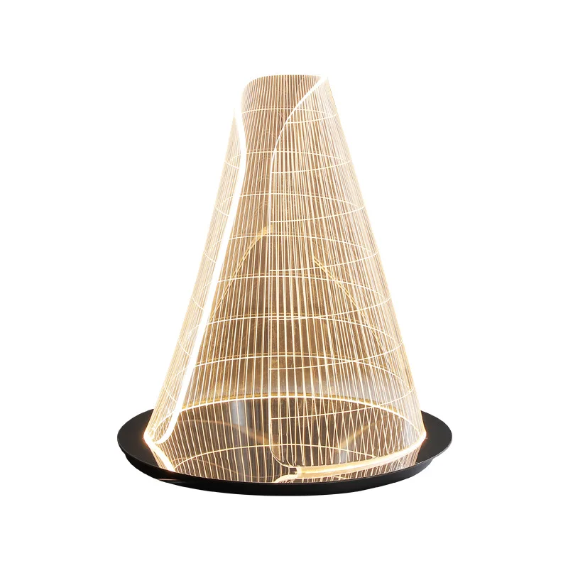 Modern minimalist metal desk lamp night light bedroom atmosphere acrylic decorative desk
Modern minimalist metal desk lamp night light bedroom atmosphere acrylic decorative desk