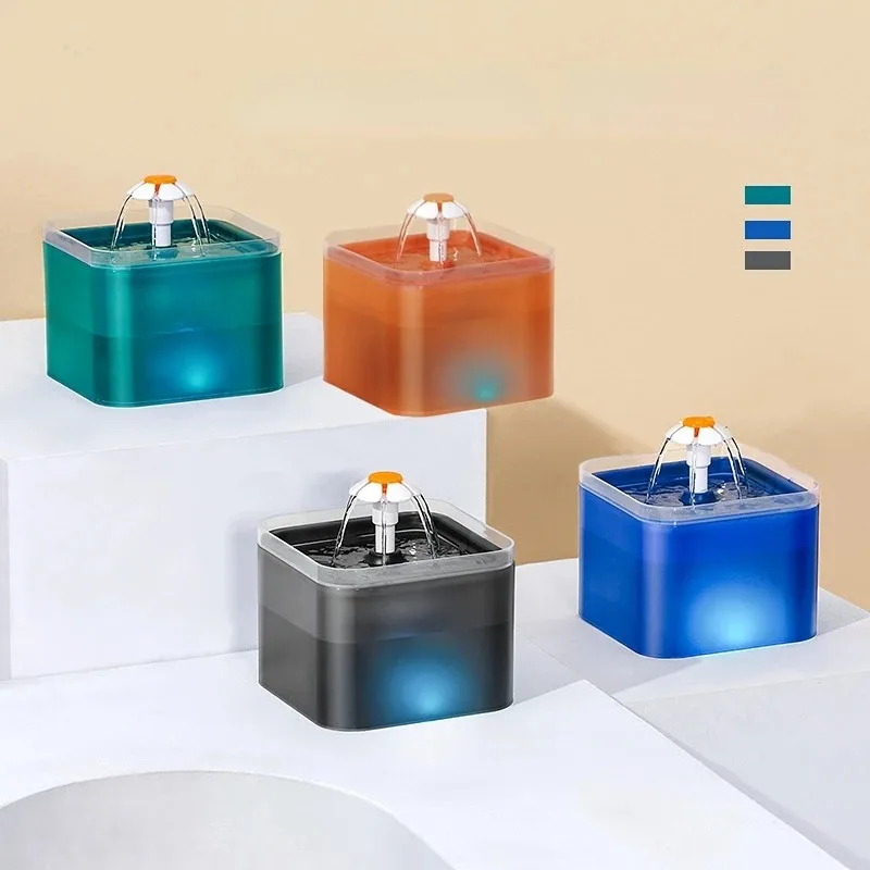 Автоматический питьевой фонтан для кошек с подсветкой, USB-диспенсер для воды для домашних животных с рециркуляцией, фильтрация для пресной чистой воды
Автоматический питьевой фонтан для кошек с подсветкой, USB-диспенсер для воды для домашних животных с рециркуляцией, фильтрация для пресной чистой воды