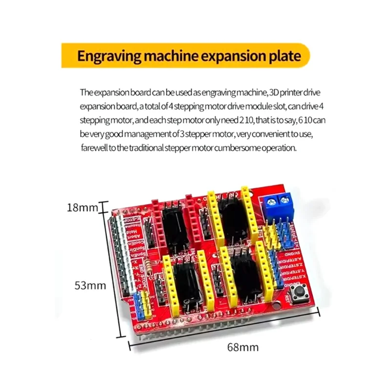 News Stepper Motor Driver Kit A4988/DRV8825 Expansion Board, Nema17 Compatible Ideal For 3D Printers & Robotics
News Stepper Motor Driver Kit A4988/DRV8825 Expansion Board, Nema17 Compatible Ideal For 3D Printers & Robotics