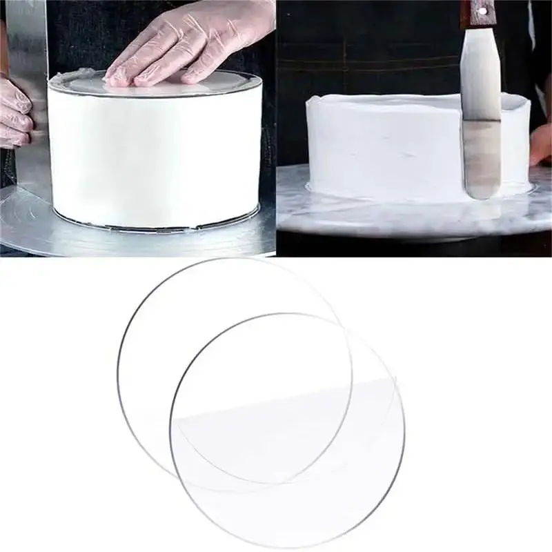 Round Acrylic Cake Discs Topper Reusable Boards Disk Base For Cakes Trimming Decorating Supplies Bakeware Accessories 2Pcs
Round Acrylic Cake Discs Topper Reusable Boards Disk Base For Cakes Trimming Decorating Supplies Bakeware Accessories 2Pcs