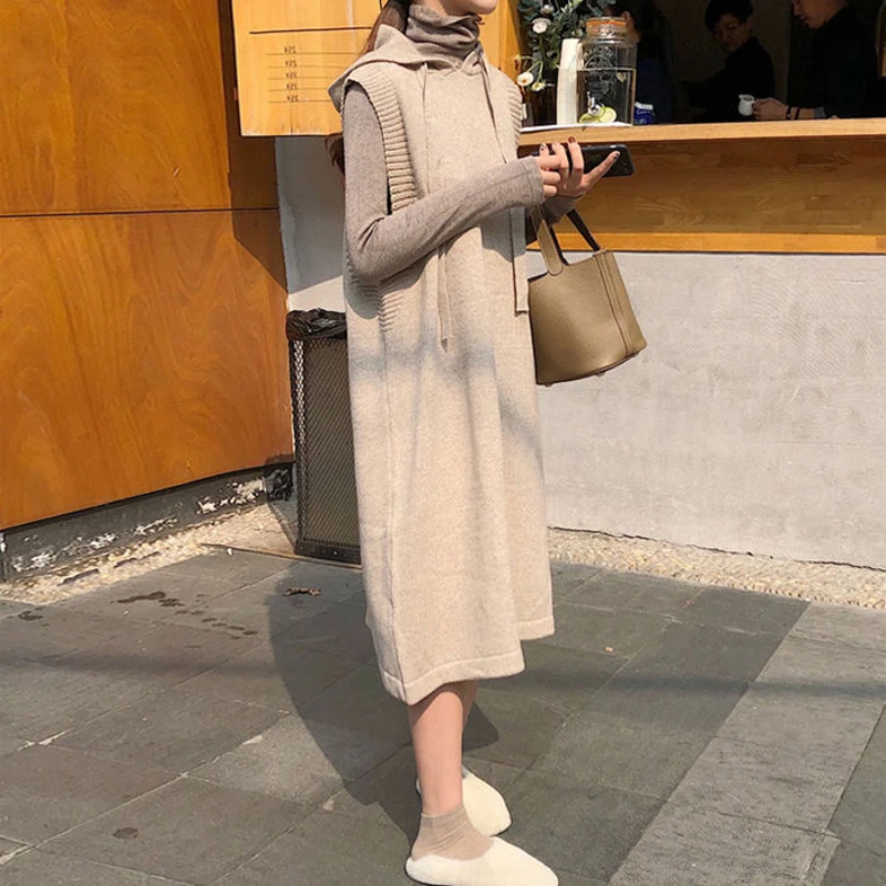 Autumn Women's Casual Solid Knitted Two Piece Sets Female Turtleneck Knit Sweater Shirt Ladies Top Dresses Outfits G445
Autumn Women's Casual Solid Knitted Two Piece Sets Female Turtleneck Knit Sweater Shirt Ladies Top Dresses Outfits G445