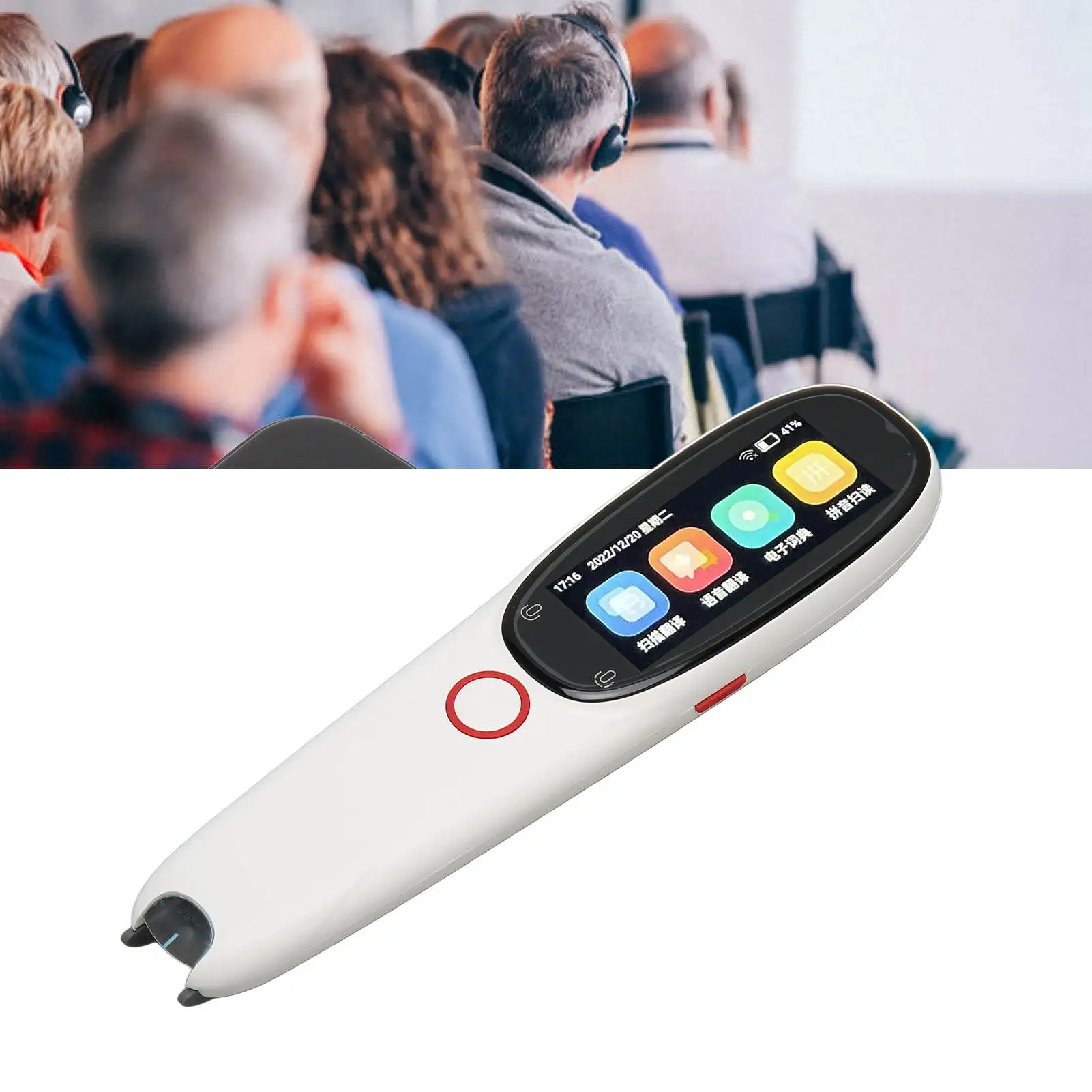 Intelligent Translation Pen 3.0in Touch Screen 134 Languages Wifi Portable Voice Translation Device for Travel
Intelligent Translation Pen 3.0in Touch Screen 134 Languages Wifi Portable Voice Translation Device for Travel