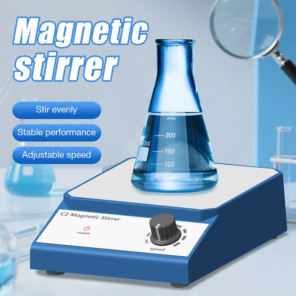 2025 New C2 2L Magnetic Stirrer Mixer With Stir Bar AC 100-240V 50HZ/60HZ 2500 RPM Laboratory Mixer Liquid Stirring Machine
2025 New C2 2L Magnetic Stirrer Mixer With Stir Bar AC 100-240V 50HZ/60HZ 2500 RPM Laboratory Mixer Liquid Stirring Machine