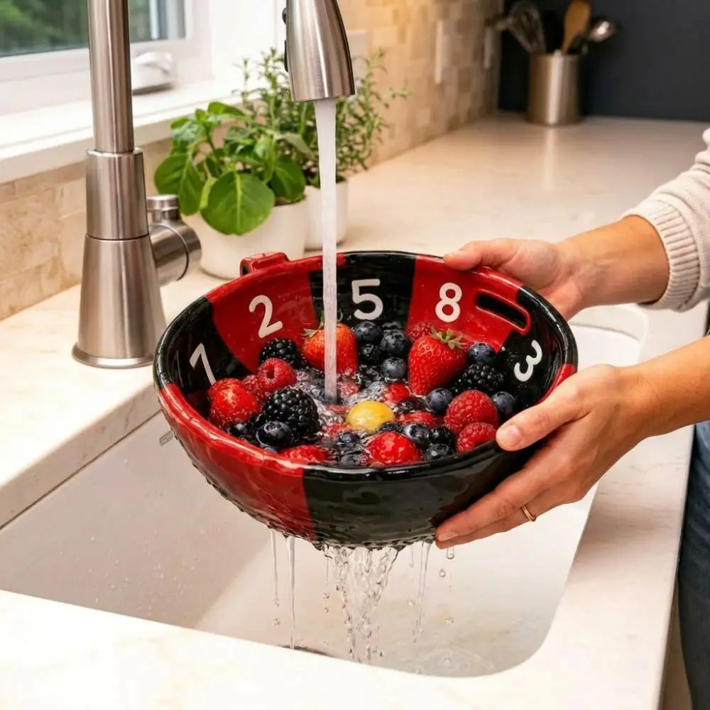3D Printed Automatic Fruit Washing Bowl Large Capacity Quick Drain Swirl Berry Washing Drain Bowl Plastic Central Flow Guide
3D Printed Automatic Fruit Washing Bowl Large Capacity Quick Drain Swirl Berry Washing Drain Bowl Plastic Central Flow Guide