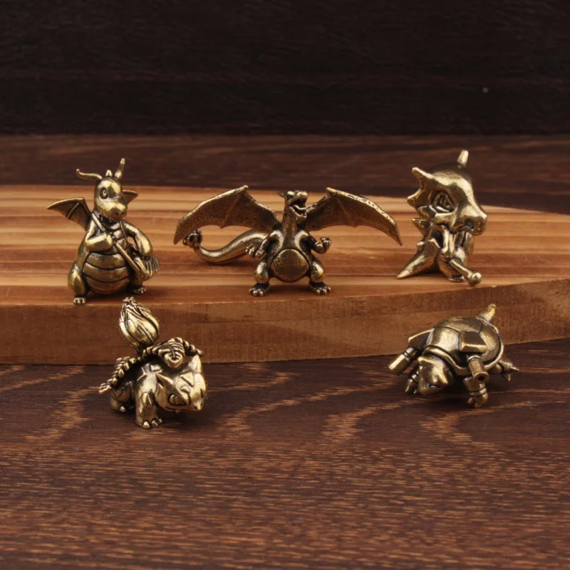 Anime Pokemon Mini Charizard Brass Figurine Vintage Miniature Brass Craft Ornament Desktop Home Decor For Collection Enthusiasts
Anime Pokemon Mini Charizard Brass Figurine Vintage Miniature Brass Craft Ornament Desktop Home Decor For Collection Enthusiasts