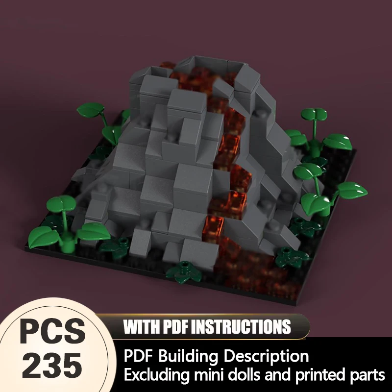 Creators Plant Series Model MOC Building Bricks Fire Mountain Modular Technology Gifts Holiday Assemble Children Toys Suit
Creators Plant Series Model MOC Building Bricks Fire Mountain Modular Technology Gifts Holiday Assemble Children Toys Suit