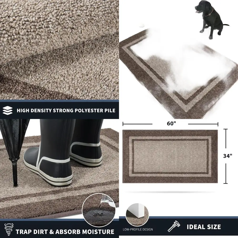 Коврик для прихожей, улавливающий грязь, 34 x 60 дюймов, нескользящий, машинная стирка, супервпитывающий, для входной двери, для использования внутри помещений.
Коврик для прихожей, улавливающий грязь, 34 x 60 дюймов, нескользящий, машинная стирка, супервпитывающий, для входной двери, для использования внутри помещений.