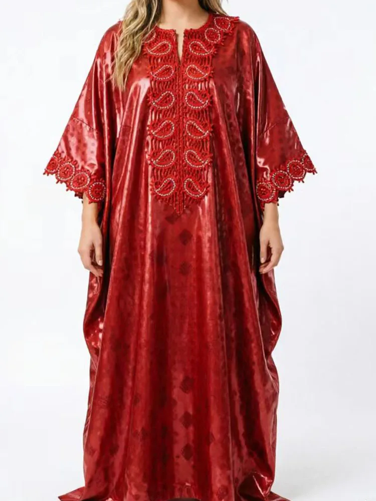 Luxury African Bazin Formal Dress New Arrival Elegant Custom Plus Size for VIP Soiree Anniversary Celebration
Luxury African Bazin Formal Dress New Arrival Elegant Custom Plus Size for VIP Soiree Anniversary Celebration