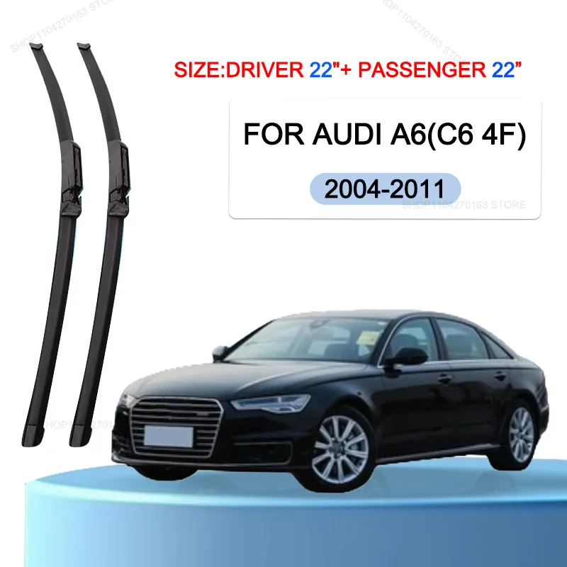 Car Wiper Blades For Audi A6(C6 4F) 2004-2011 Windshield Windscreen Front Window Blades 22"+22" Car Accessories
Car Wiper Blades For Audi A6(C6 4F) 2004-2011 Windshield Windscreen Front Window Blades 22"+22" Car Accessories