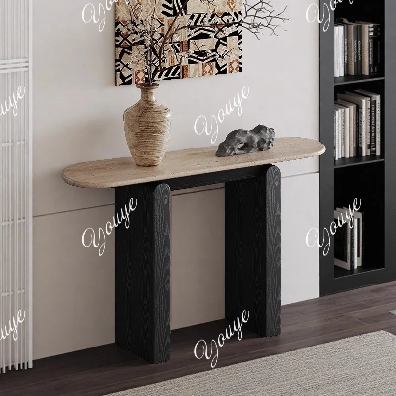 Medieval style solid wood travertinestone slab entrance door entrance table corridor aisle wall long table entrance table
Medieval style solid wood travertinestone slab entrance door entrance table corridor aisle wall long table entrance table