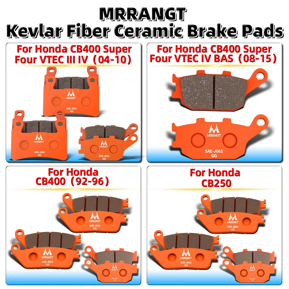 MRRANGT high-performance Motorcycle Ceramic Brake Pads Fit For Honda CB400 Super Four VTEC III IV ABS / CB250
MRRANGT high-performance Motorcycle Ceramic Brake Pads Fit For Honda CB400 Super Four VTEC III IV ABS / CB250