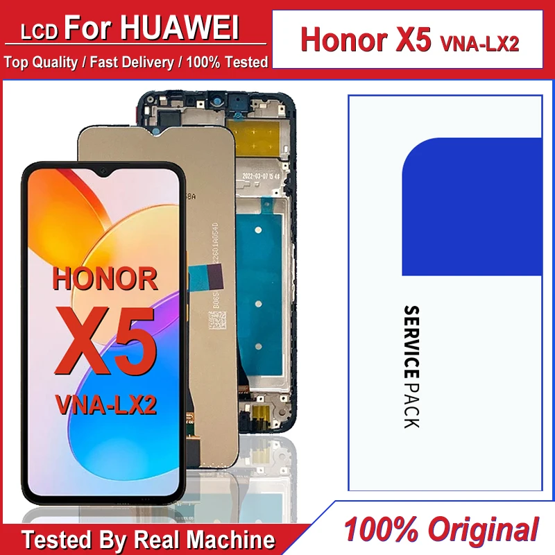 Original 6.5" Display For Huawei Honor X5 VNA-LX2 LCD Touch Screen Digitizer Assembly For Huawei Honor X5 LCD Replaceable Parts
Original 6.5" Display For Huawei Honor X5 VNA-LX2 LCD Touch Screen Digitizer Assembly For Huawei Honor X5 LCD Replaceable Parts