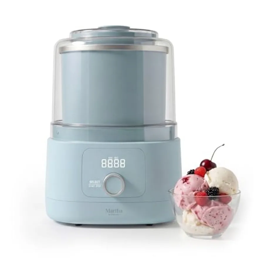 Ice Cream Maker, 2 Quart Double-Insulated Freezer Bowl, Sorbet and Frozen Yogurt, Ready in 20 Minutes, Mix-Ins Chute, Easy to C
Ice Cream Maker, 2 Quart Double-Insulated Freezer Bowl, Sorbet and Frozen Yogurt, Ready in 20 Minutes, Mix-Ins Chute, Easy to C