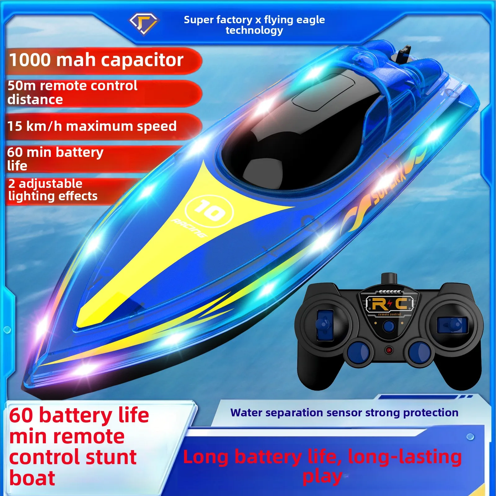 RC Battery Boat Ship 2.4Ghz High-Speed Remote Control Racing Ship Water Speed Boat Child Model Kids Boys Outdoor Pool Toys Gifts
RC Battery Boat Ship 2.4Ghz High-Speed Remote Control Racing Ship Water Speed Boat Child Model Kids Boys Outdoor Pool Toys Gifts