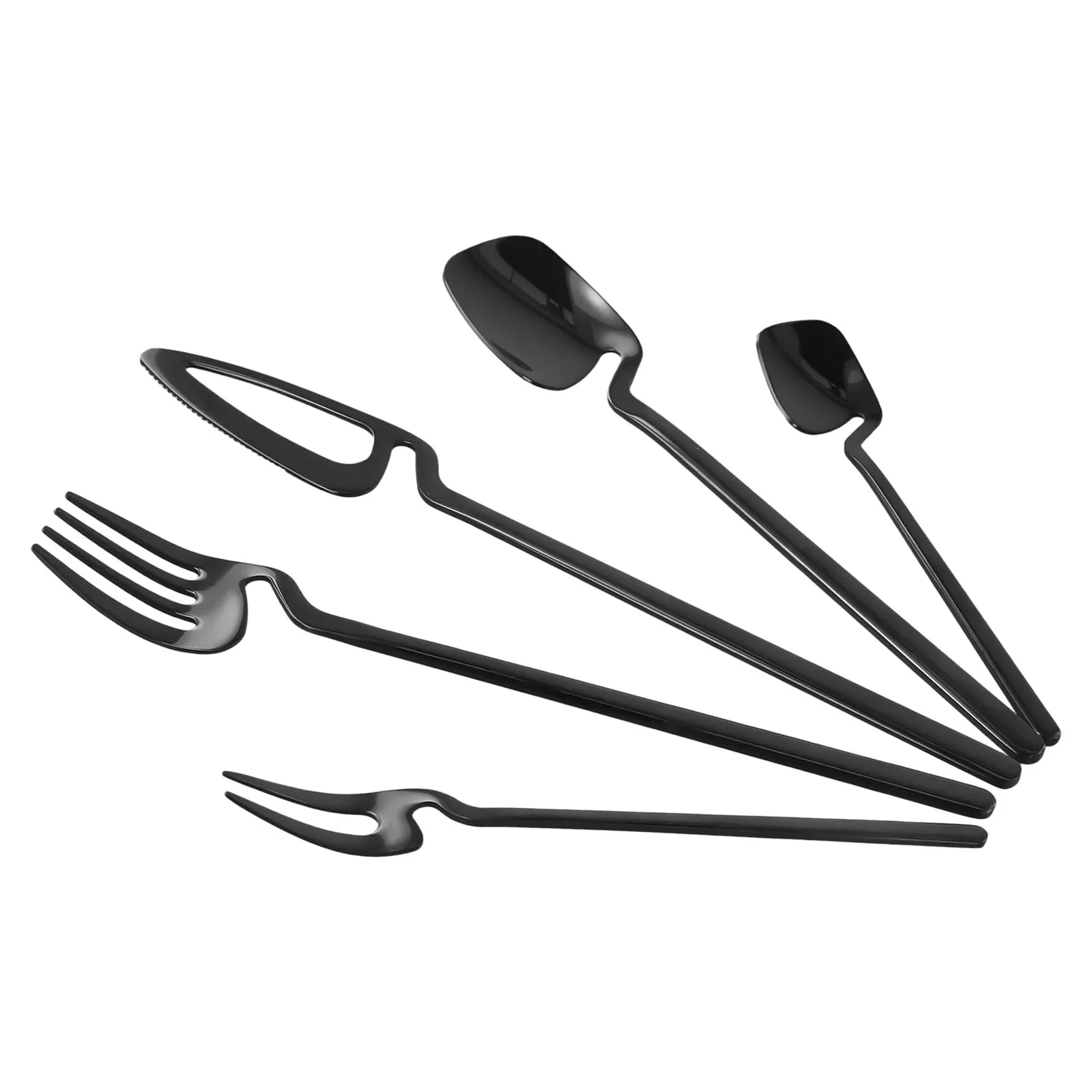 Conveniently Organized 5Pcs Dinnerware Set Featuring a Smart Hanging Design Made from Sturdy Stainless Steel Material
Conveniently Organized 5Pcs Dinnerware Set Featuring a Smart Hanging Design Made from Sturdy Stainless Steel Material