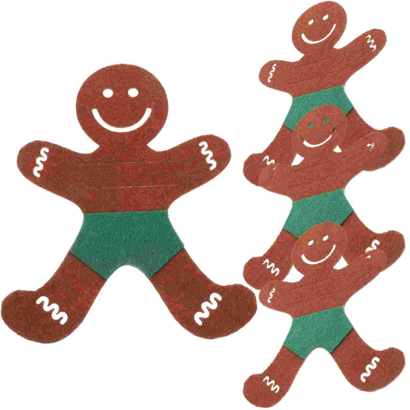 4 Pcs Christmas Gingerbread Man Cutlery Pouch Set Fork Knife Storage Bag Party Decorative Silverware Holder Festive Banquet
4 Pcs Christmas Gingerbread Man Cutlery Pouch Set Fork Knife Storage Bag Party Decorative Silverware Holder Festive Banquet
