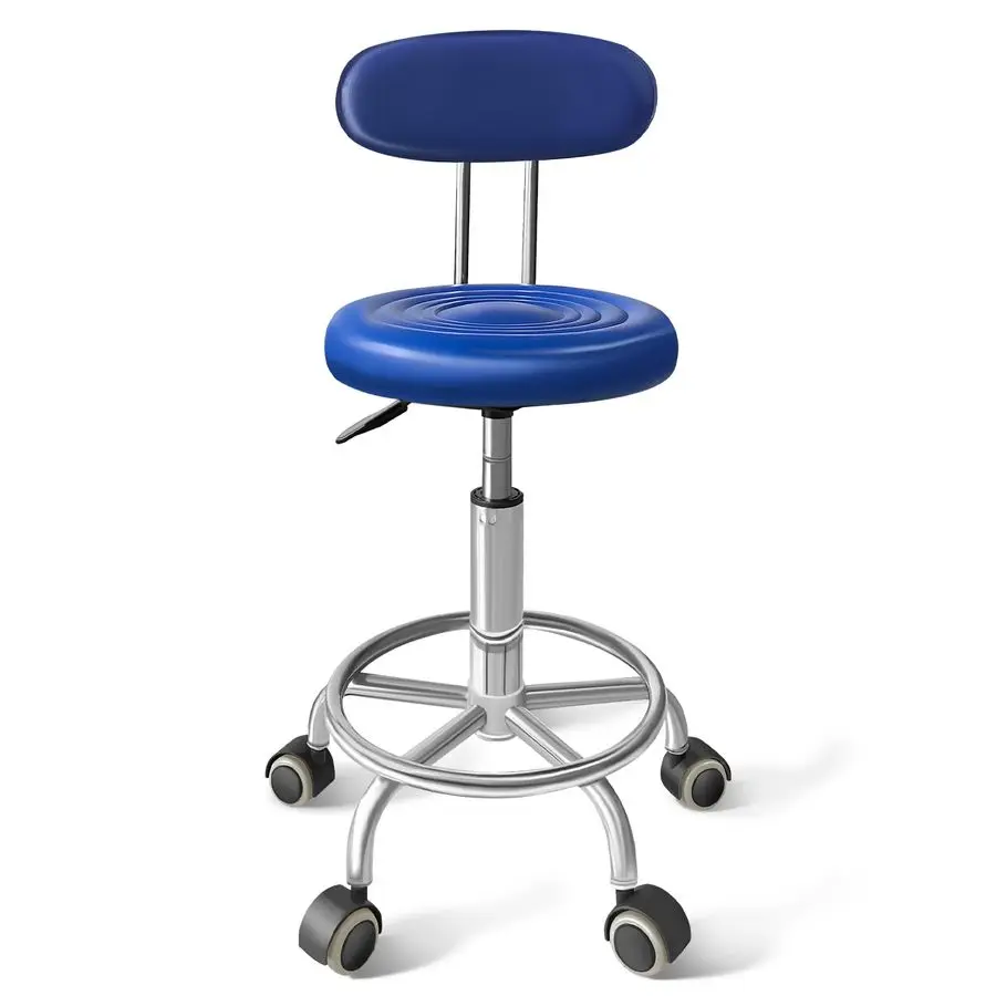 with Wheels PU Leather, with Backrest, Height Adjustable, 360 Swivelling Armless Barstool with Footrest, Ideal for Pubs, Restaur
with Wheels PU Leather, with Backrest, Height Adjustable, 360 Swivelling Armless Barstool with Footrest, Ideal for Pubs, Restaur