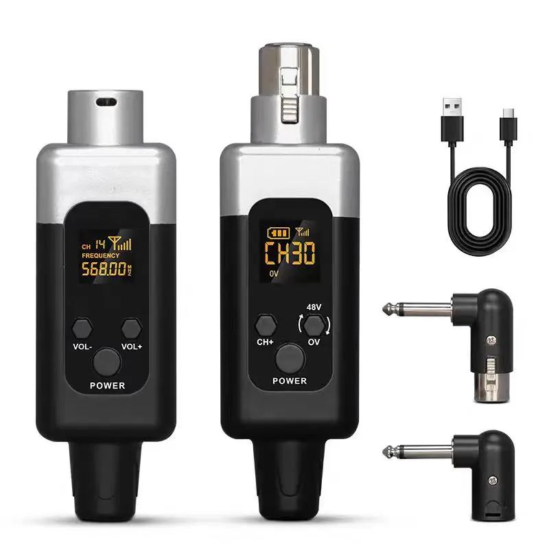 Wireless Microphone Converter XLR Transmitter and Receiver Professional UHF Wireless Microphone Part
Wireless Microphone Converter XLR Transmitter and Receiver Professional UHF Wireless Microphone Part