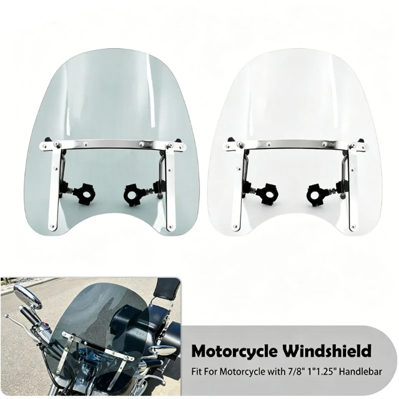Motorcycle 7/8" 1" Handlebar Deflector Windscreen Windshield Screen for Harley touring flht flhx SOFTAIL dyna Sportster XL
Motorcycle 7/8" 1" Handlebar Deflector Windscreen Windshield Screen for Harley touring flht flhx SOFTAIL dyna Sportster XL
