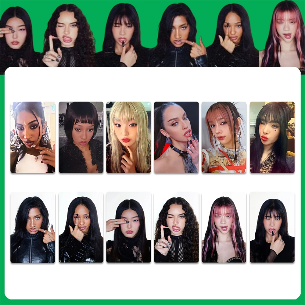 Набор из 6 фотокарточек KPOP KATSEYE: двусторонние HD-открытки из альбома GNALRY с Данией, Манон, Меган, Софией и другими участниками, LOMO-карточки для фанатов.
Набор из 6 фотокарточек KPOP KATSEYE: двусторонние HD-открытки из альбома GNALRY с Данией, Манон, Меган, Софией и другими участниками, LOMO-карточки для фанатов.