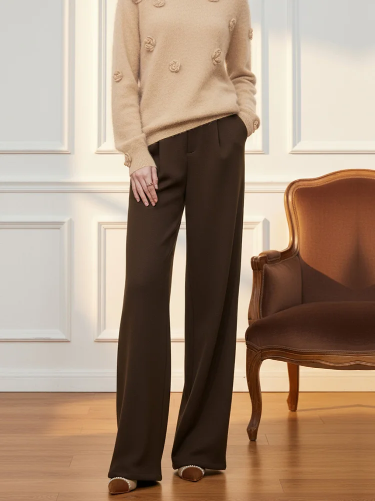 Faionable High Waist Straight Leg Knitted Wide Leg Pants Autumn 2025 Simple Match All Seasons Polyester Blend Casual Trouse...
Faionable High Waist Straight Leg Knitted Wide Leg Pants Autumn 2025 Simple Match All Seasons Polyester Blend Casual Trouse...