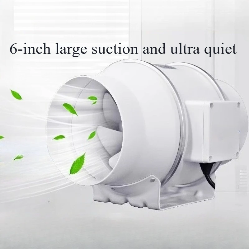 4-inch/6-inch/8-inch powerful silent exhaust fan - suitable for home kitchen, bathroom, commercial/industrial use
4-inch/6-inch/8-inch powerful silent exhaust fan - suitable for home kitchen, bathroom, commercial/industrial use