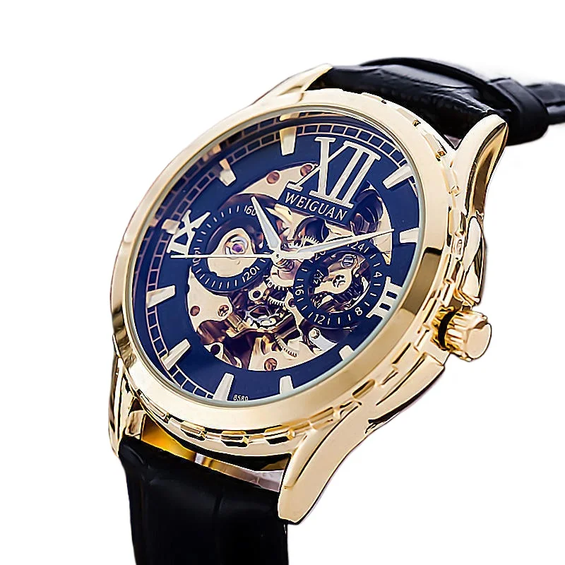 Полностью автоматические механические часы, мужские полые светящиеся водонепроницаемые часы
Полностью автоматические механические часы, мужские полые светящиеся водонепроницаемые часы