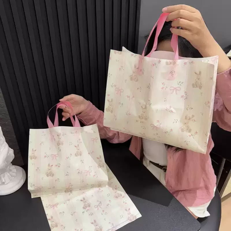 50pcs Floral Bunny Gift Bags Clothing Store Handbags Ins Style Clothing Packaging Bags Shopping Plastic Bags
50pcs Floral Bunny Gift Bags Clothing Store Handbags Ins Style Clothing Packaging Bags Shopping Plastic Bags