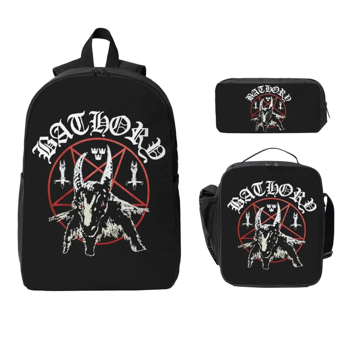 Bathory Logo Backpack Student BookBag School Bag Laptop Shoulder Bags 3ps Insulated Lunch Bag Pencil Case
Bathory Logo Backpack Student BookBag School Bag Laptop Shoulder Bags 3ps Insulated Lunch Bag Pencil Case