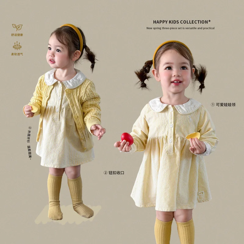 ZheLi Children's Clothing Girls' Spring Outfit Set Dress2026New children's clothing princess dress baby romper
ZheLi Children's Clothing Girls' Spring Outfit Set Dress2026New children's clothing princess dress baby romper