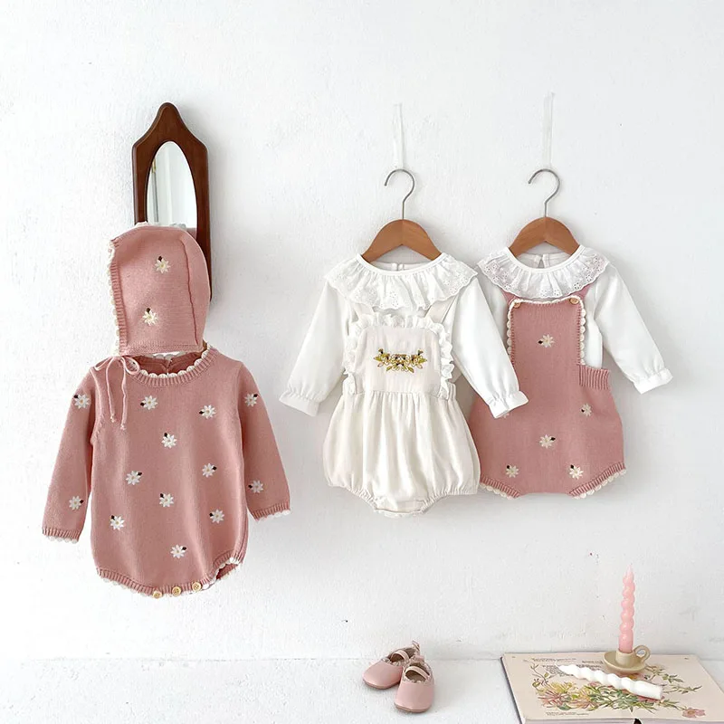 MILANCEL New Spring Baby Bodysuit Infant Cute Embroidered Flowers Overalls 0-3T Girls Lace One Piece
MILANCEL New Spring Baby Bodysuit Infant Cute Embroidered Flowers Overalls 0-3T Girls Lace One Piece