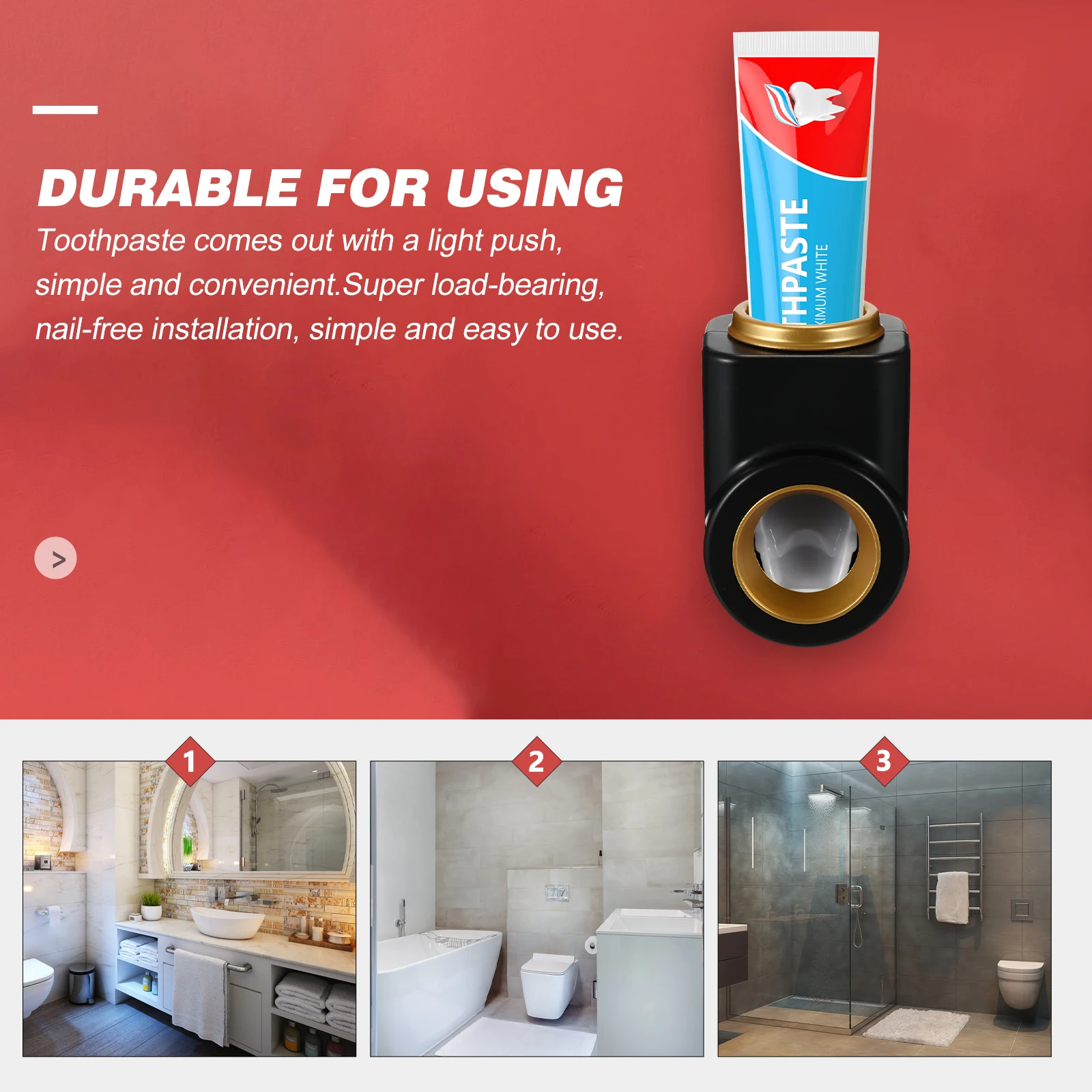 Toothpaste Holder Multipurpose Storage Automatic Dispenser Squeezer Beauty Cream Abs 
Toothpaste Holder Multipurpose Storage Automatic Dispenser Squeezer Beauty Cream Abs