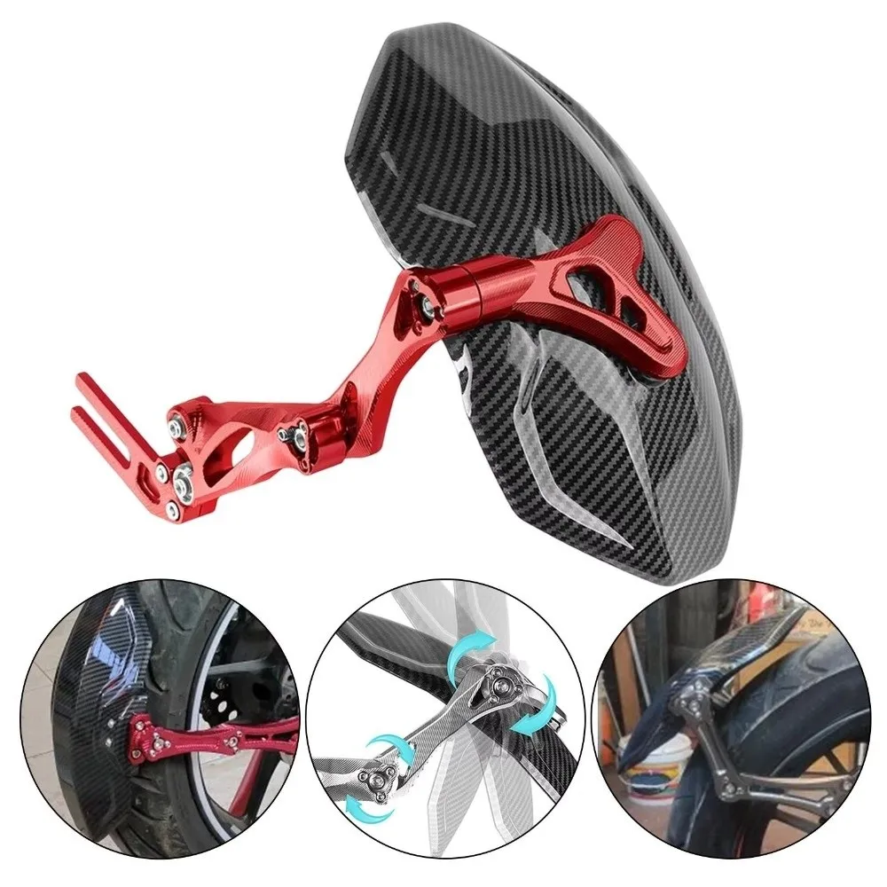 Adjustable Motorcycle Rear Fender Imitation Carbon Fiber Rear Wheel Protection Rear Wheel Fender Electrocar Modified Mudguard
Adjustable Motorcycle Rear Fender Imitation Carbon Fiber Rear Wheel Protection Rear Wheel Fender Electrocar Modified Mudguard