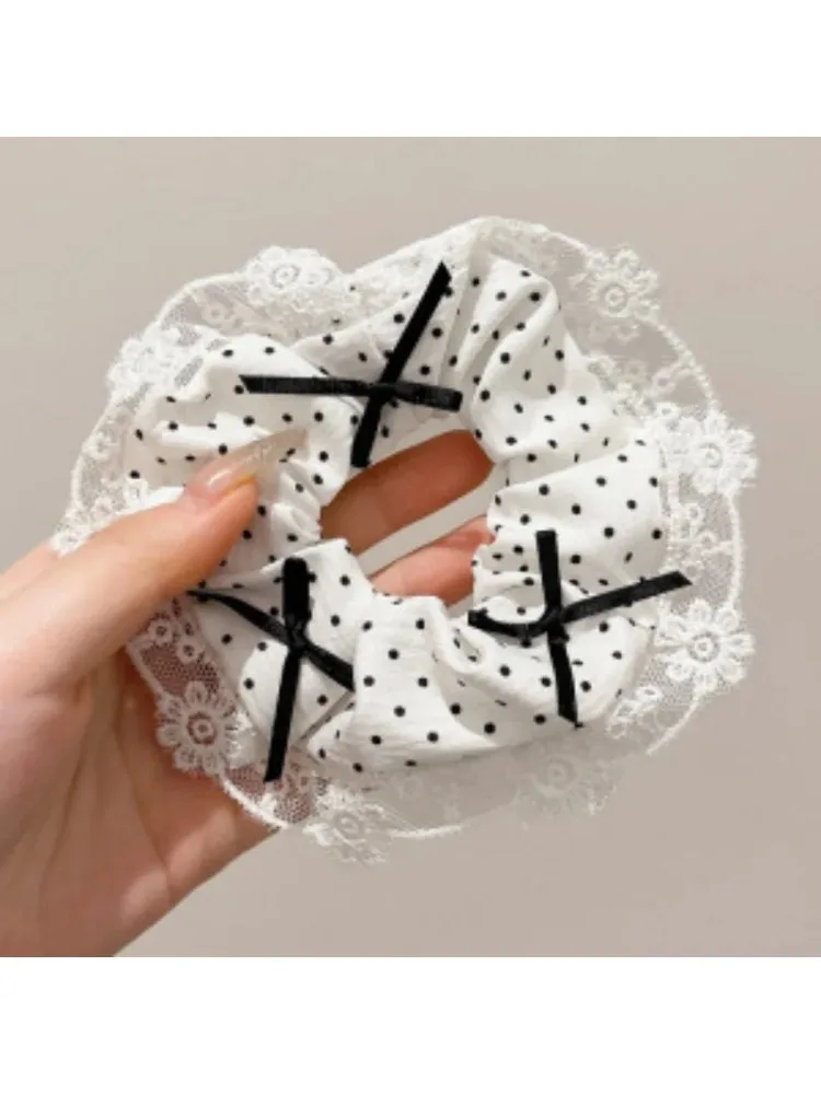 Lace Check Bow Hair Ring Female Cute Sweet Balls Scrunchie Vintage Gentle Hair Accessories
Lace Check Bow Hair Ring Female Cute Sweet Balls Scrunchie Vintage Gentle Hair Accessories