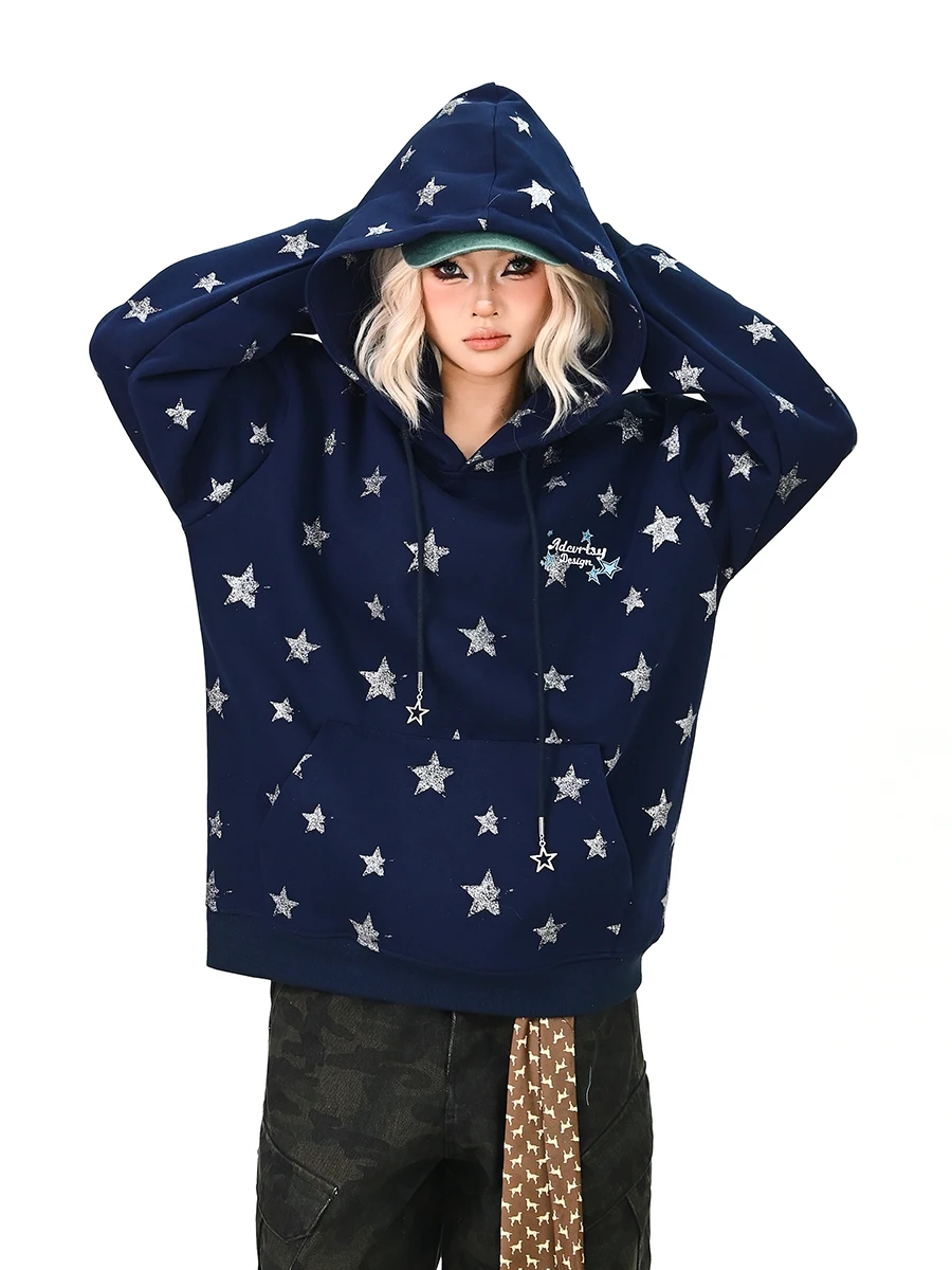 Women's Loose Fit Hoodie Spring 2026 Printed Star American College Sle Top Streetwear Long Sve Zipper Closure Casual irt
Women's Loose Fit Hoodie Spring 2026 Printed Star American College Sle Top Streetwear Long Sve Zipper Closure Casual irt