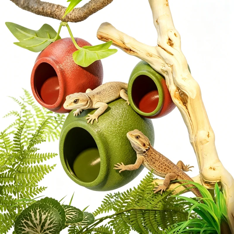Reptile Hideouts Egg Cave with Suction Cups for Gecko Tree Frog Tarantula Spider Climbing Habitat Terrarium Décor
Reptile Hideouts Egg Cave with Suction Cups for Gecko Tree Frog Tarantula Spider Climbing Habitat Terrarium Décor