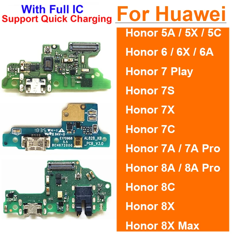 Плата зарядного устройства USB для Huawei Honor 6 5A 5X 5C 6X 6A 7C 7A Pro 8A 8C 8X Max USB-порт для зарядки, док-станция, детали гибкого кабеля
Плата зарядного устройства USB для Huawei Honor 6 5A 5X 5C 6X 6A 7C 7A Pro 8A 8C 8X Max USB-порт для зарядки, док-станция, детали гибкого кабеля