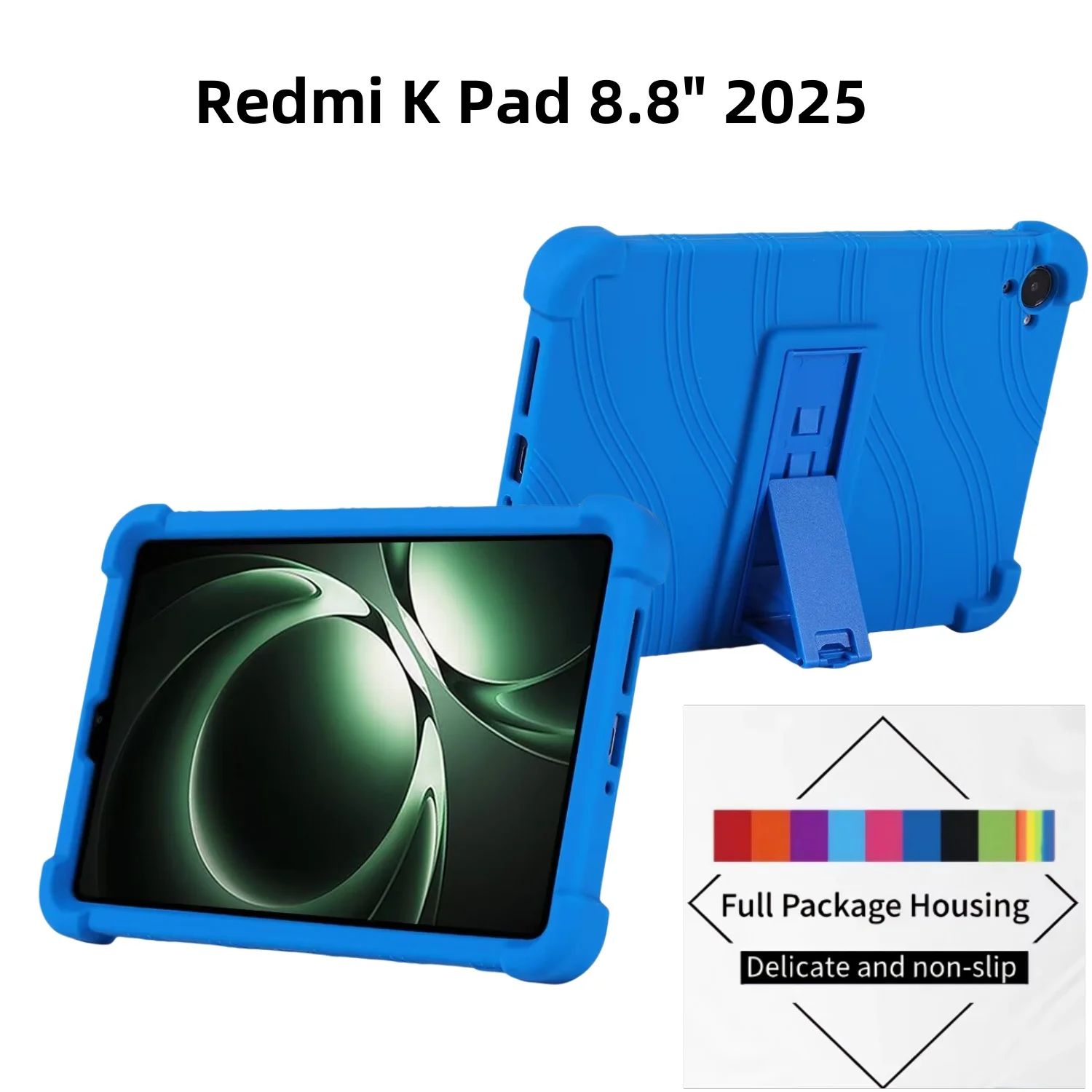 Детский чехол для Xiaomi Redmi K Pad 8,8 дюйма, чехол для планшета 2025 года, мягкая силиконовая подставка, противоударный защитный чехол
Детский чехол для Xiaomi Redmi K Pad 8,8 дюйма, чехол для планшета 2025 года, мягкая силиконовая подставка, противоударный защитный чехол