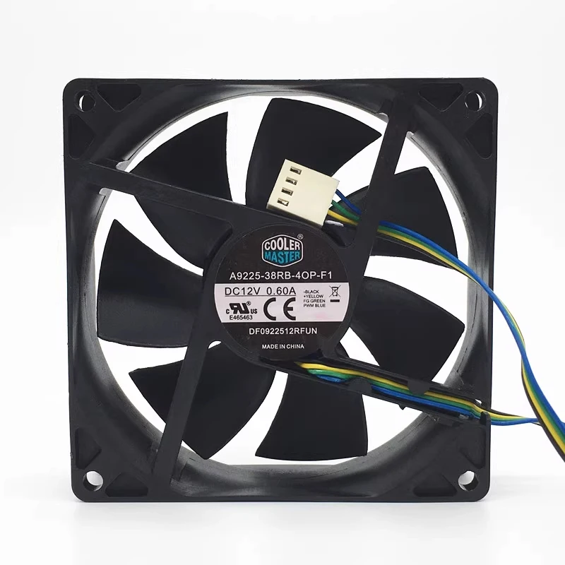 HJY 1 piece COOLER MASTER A9225-38RB-4OP-F1 DC12V 0.60A 9cm cooling fan 9025
HJY 1 piece COOLER MASTER A9225-38RB-4OP-F1 DC12V 0.60A 9cm cooling fan 9025